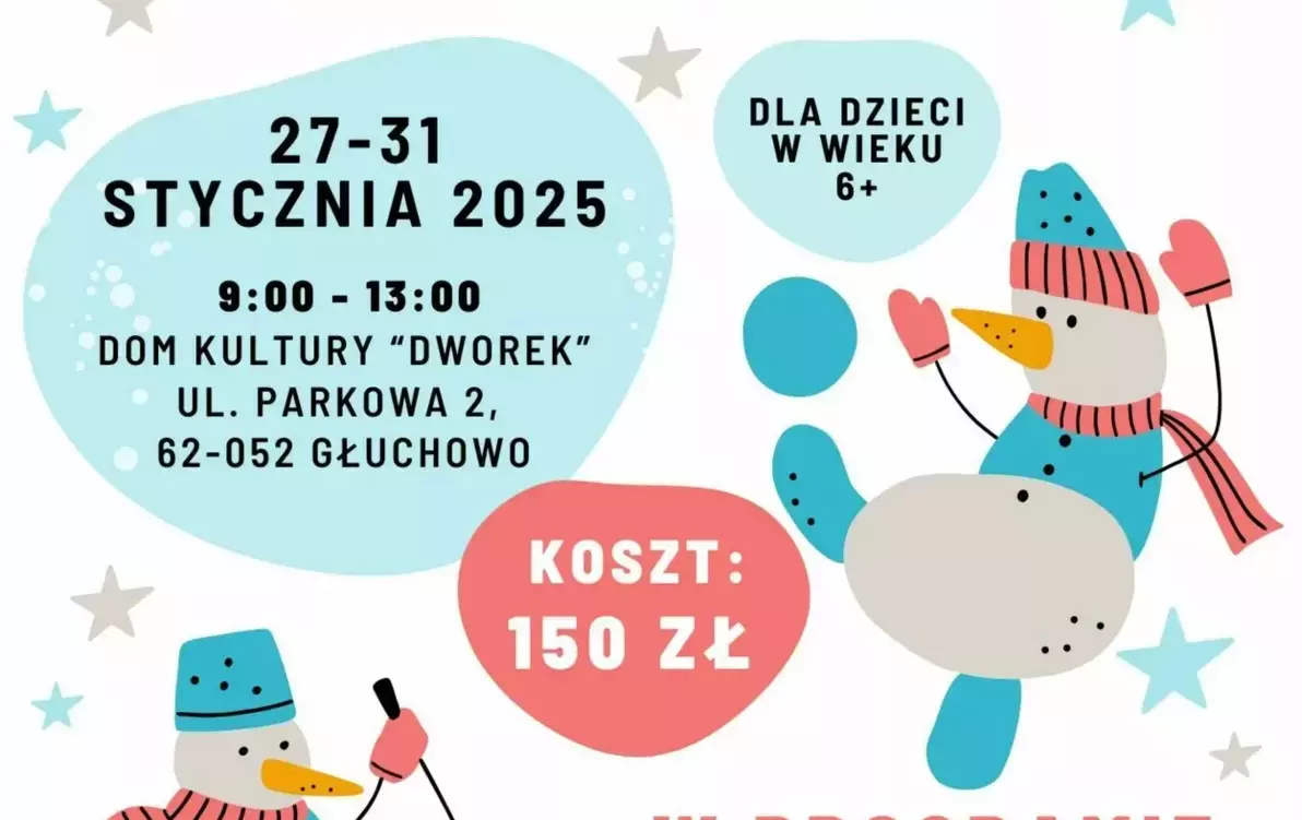 Zdjęcie do Zimowe Warsztaty w &bdquo;Dworku&rdquo; &ndash; Kreatywne Ferie dla Dzieci!&nbsp;