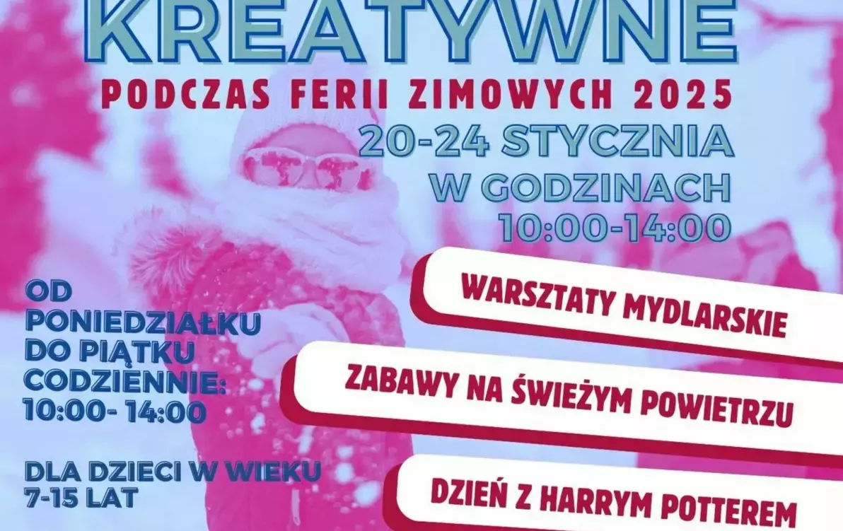 Zdjęcie do Kreatywne Ferie Zimowe 2025 w DK "Klub" w Rosn&oacute;wku!&nbsp;