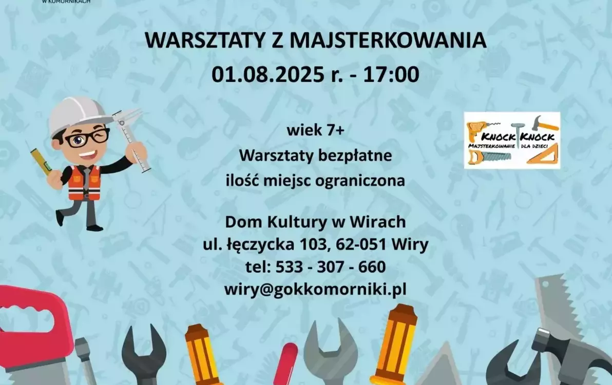 Zdjęcie do Warsztaty z majsterkowania