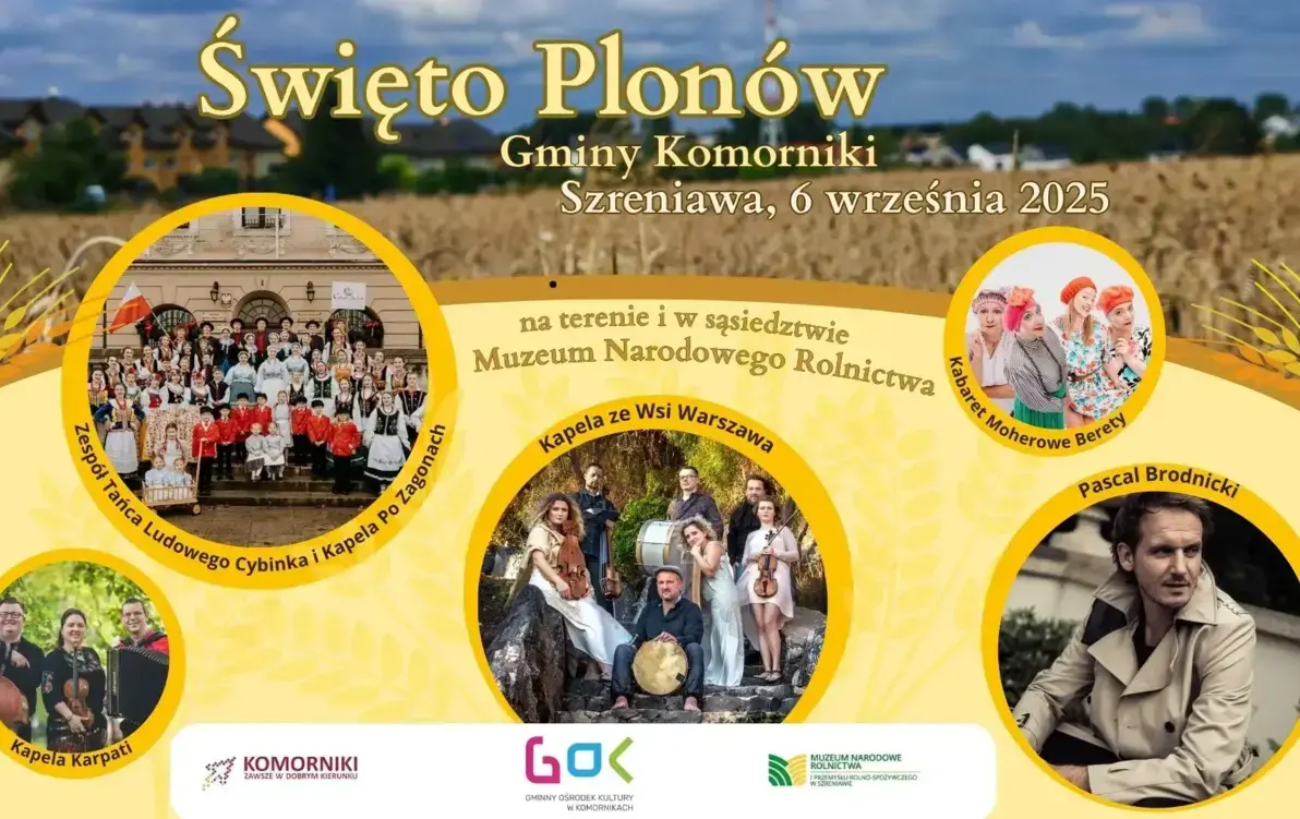 Zdjęcie do Święto Plon&oacute;w Gminy Komorniki 2025 - wideo relacja
