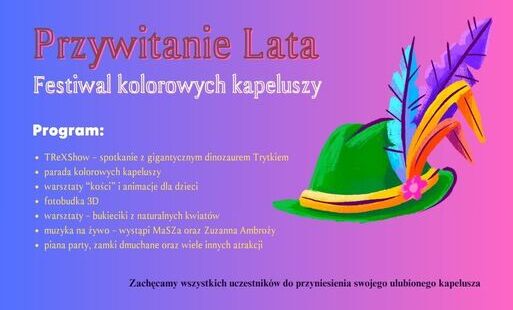 Zdjęcie do 4.07.2026 / Łęczyca - Festiwal Kolorowych Kapeluszy