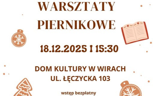 Zdjęcie do Warsztaty Piernikowe w Wirach