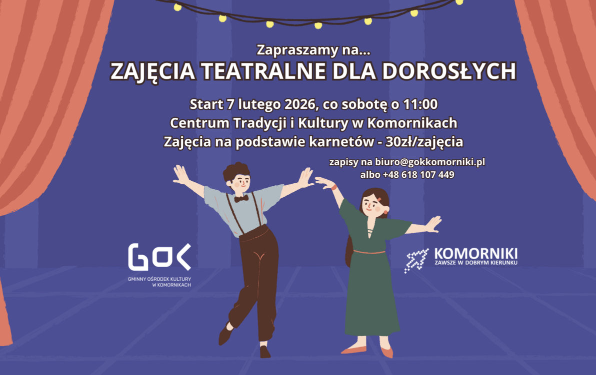 Zdjęcie do  Zajęcia teatralne dla dorosłych w CTiK!!!