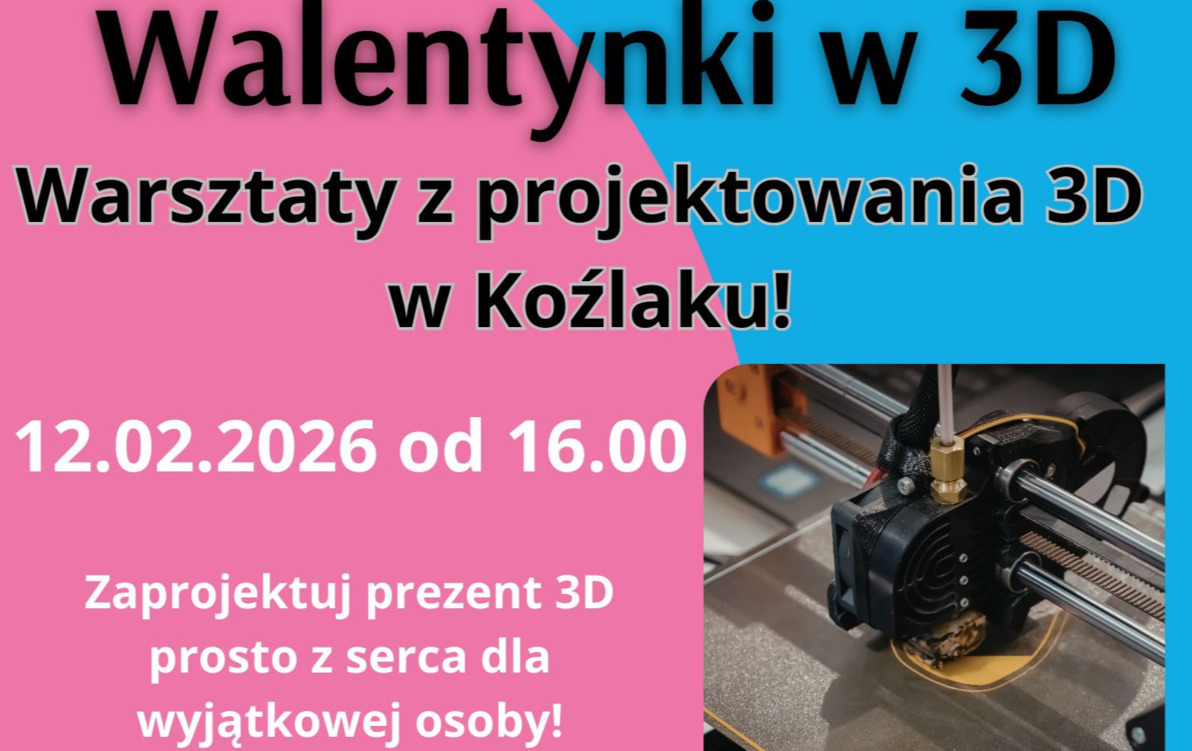 Zdjęcie do Warsztaty "Walentynki w 3D" z projektowania 3D w Koźlaku!