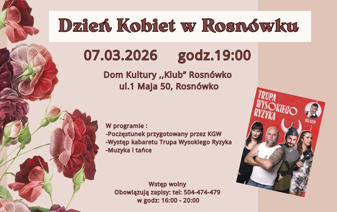 Zdjęcie do Dzień Kobiet w Rosn&oacute;wku