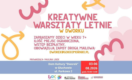 Zdjęcie do 03-06.08.2026 | Głuchowo - Kreatywne warsztaty letnie