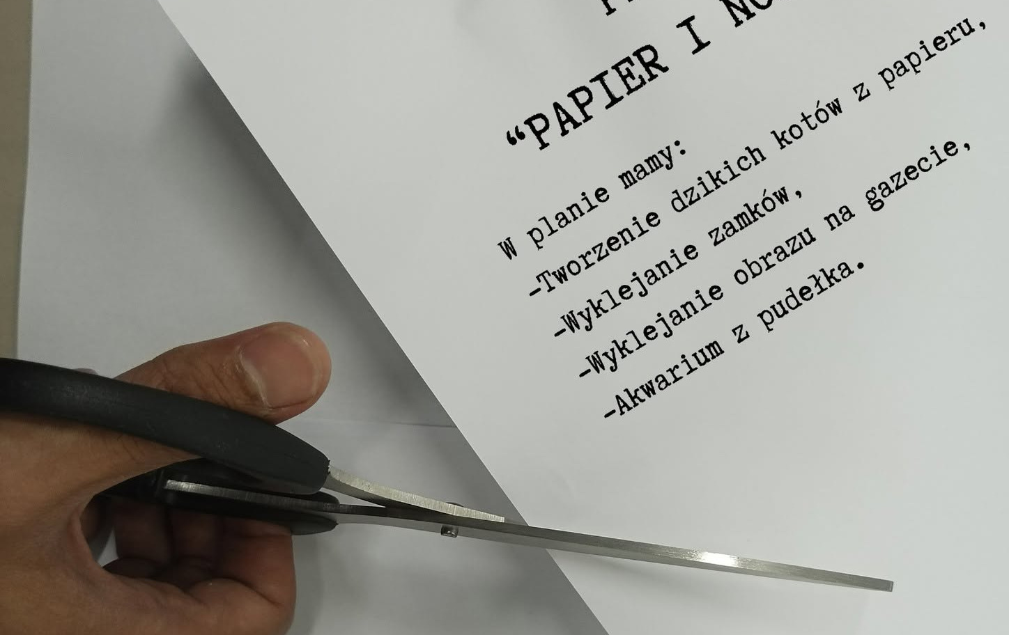 Zdjęcie do 27-30.07.2026 | Plewiska - Projekt "Papier i nożyczki"