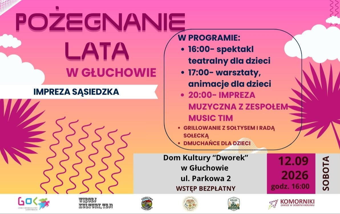 Zdjęcie do 12.09.2026 | Głuchowo - Pożegnanie lata - Impreza sąsiedzka